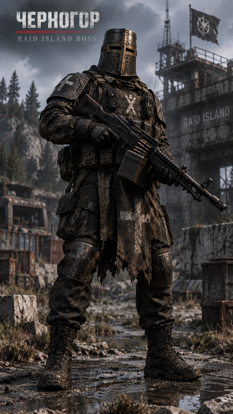 ЧЕРНОГОР — босс RAID ISLAND